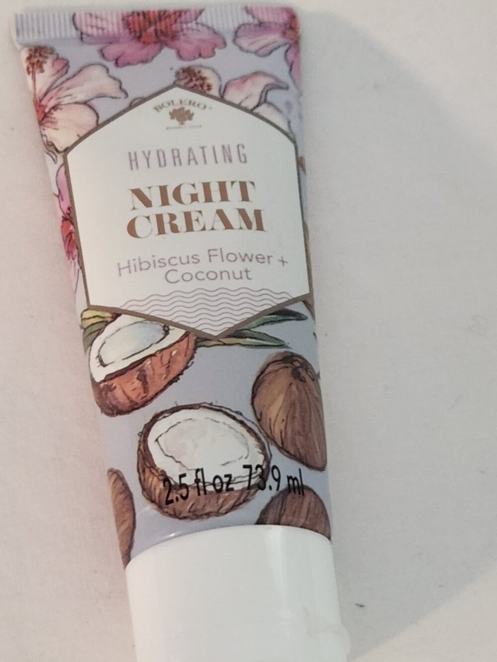 Bolero Hydrating Night Cream hibiscus & coconut NIP
